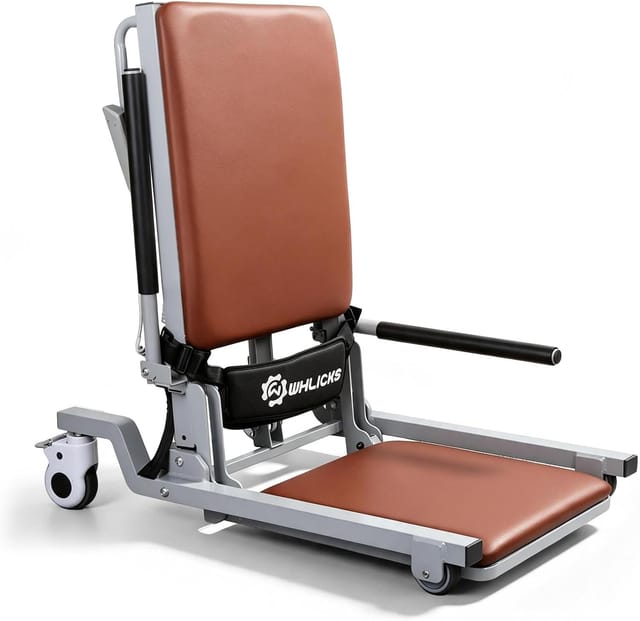 Electric Floor Transport Chair – Brown & New