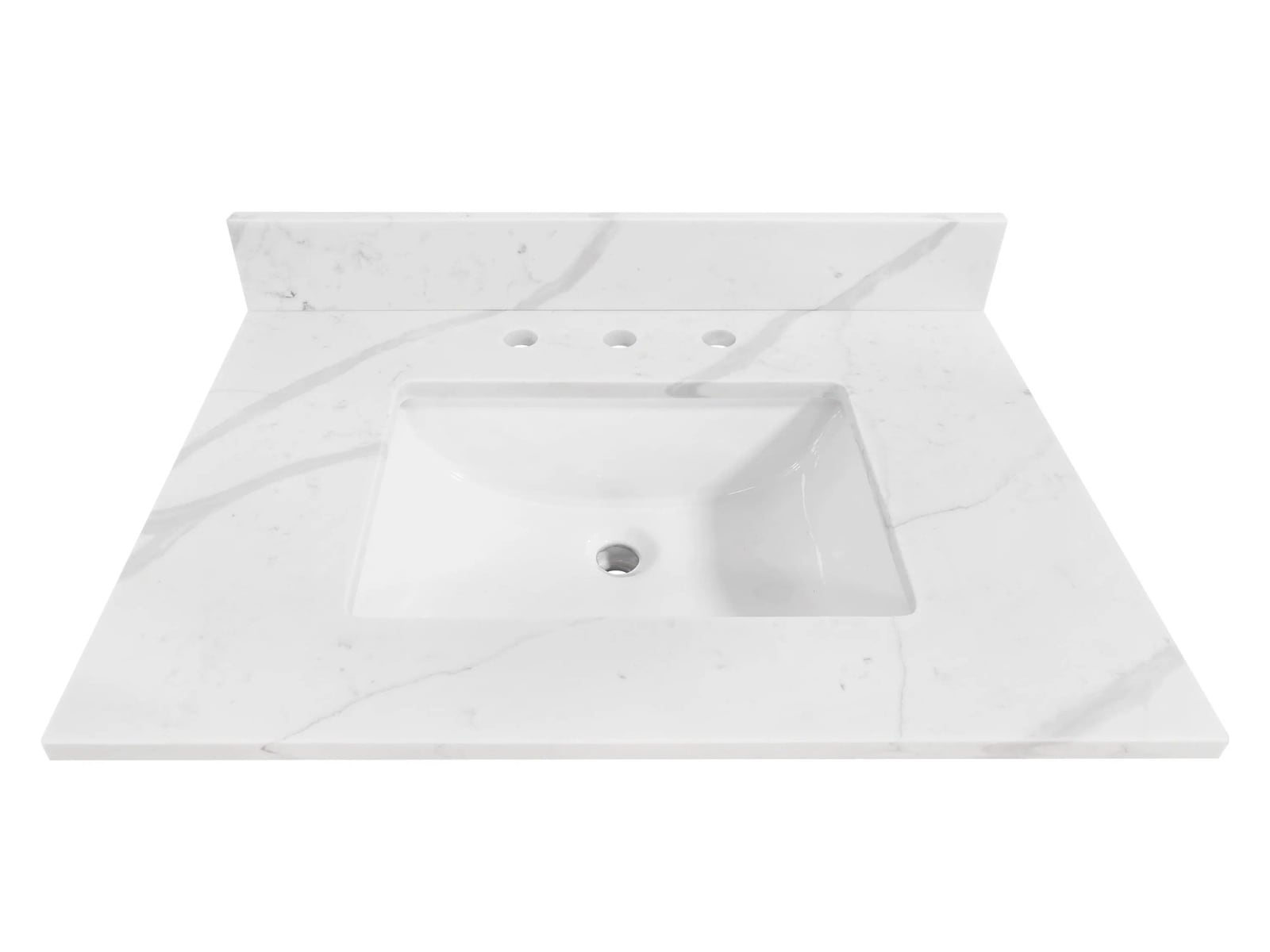 31" Calacatta Quartz Top Bathroom Vanity – New