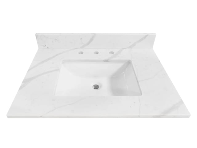 31" Calacatta Quartz Top Bathroom Vanity – New
