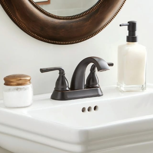67123W Allen Reagan Oil Rubbed Bronze Bathroom Faucet – Used – Good