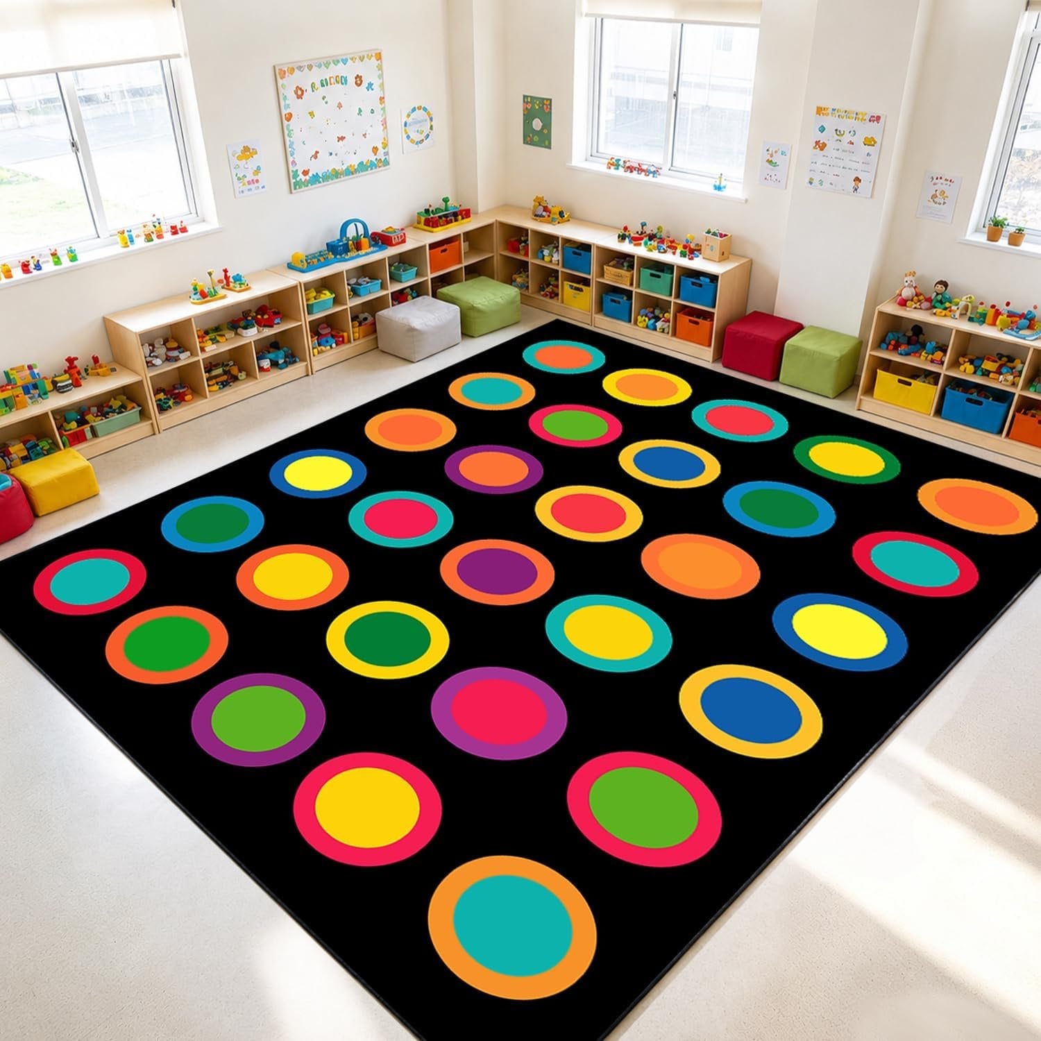 9 ft 30-Seat Classroom Rug – New