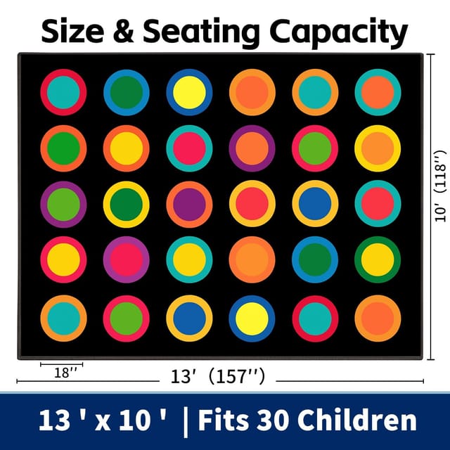 9 ft 30-Seat Classroom Rug – New – photo 4