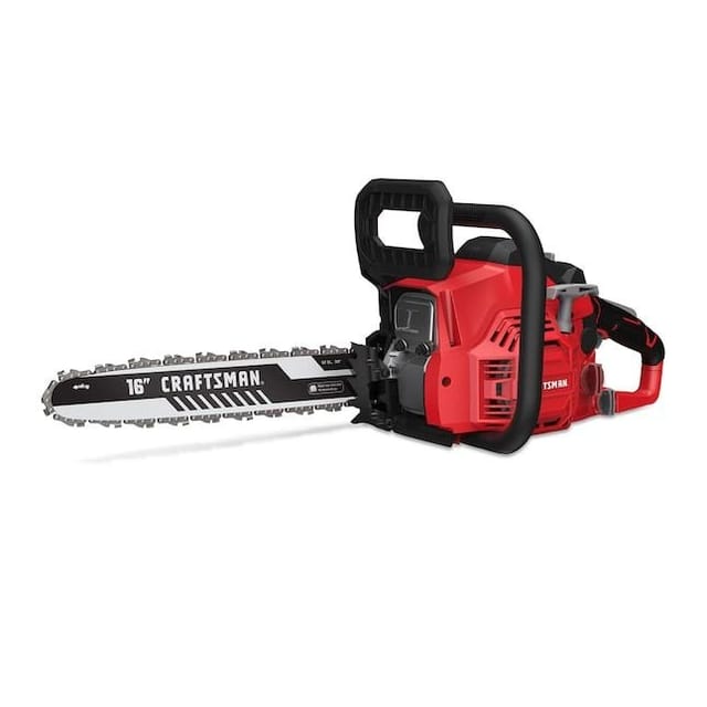 16" CRAFTSMAN S1600 42cc Two-Cycle Gas Chainsaw – New