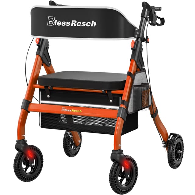 Foldable Heavy-Duty Transporting Chair, 18" Big Seat – New – photo 7