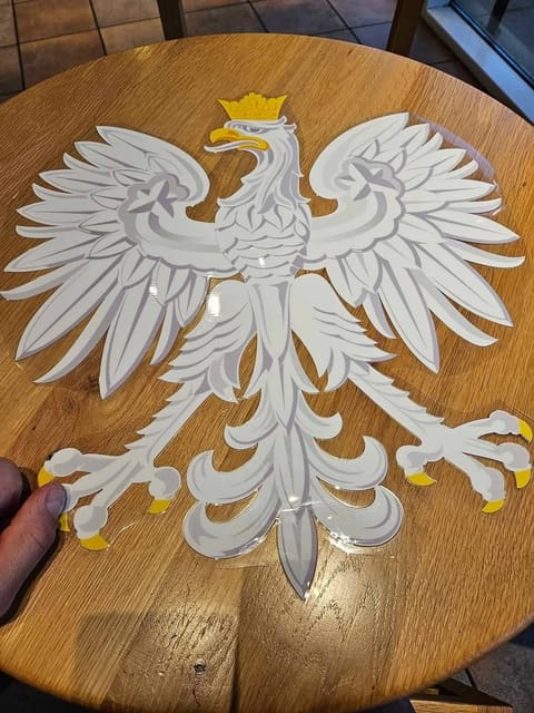 Polish Eagle High Quality 17 x 16 inches STICKER